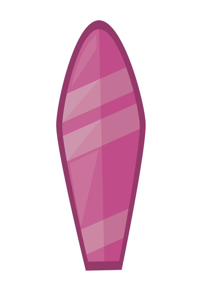 purple color surfboard vector