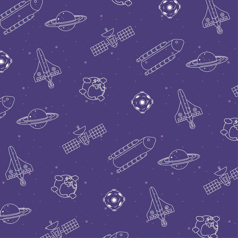 space outer pattern vector