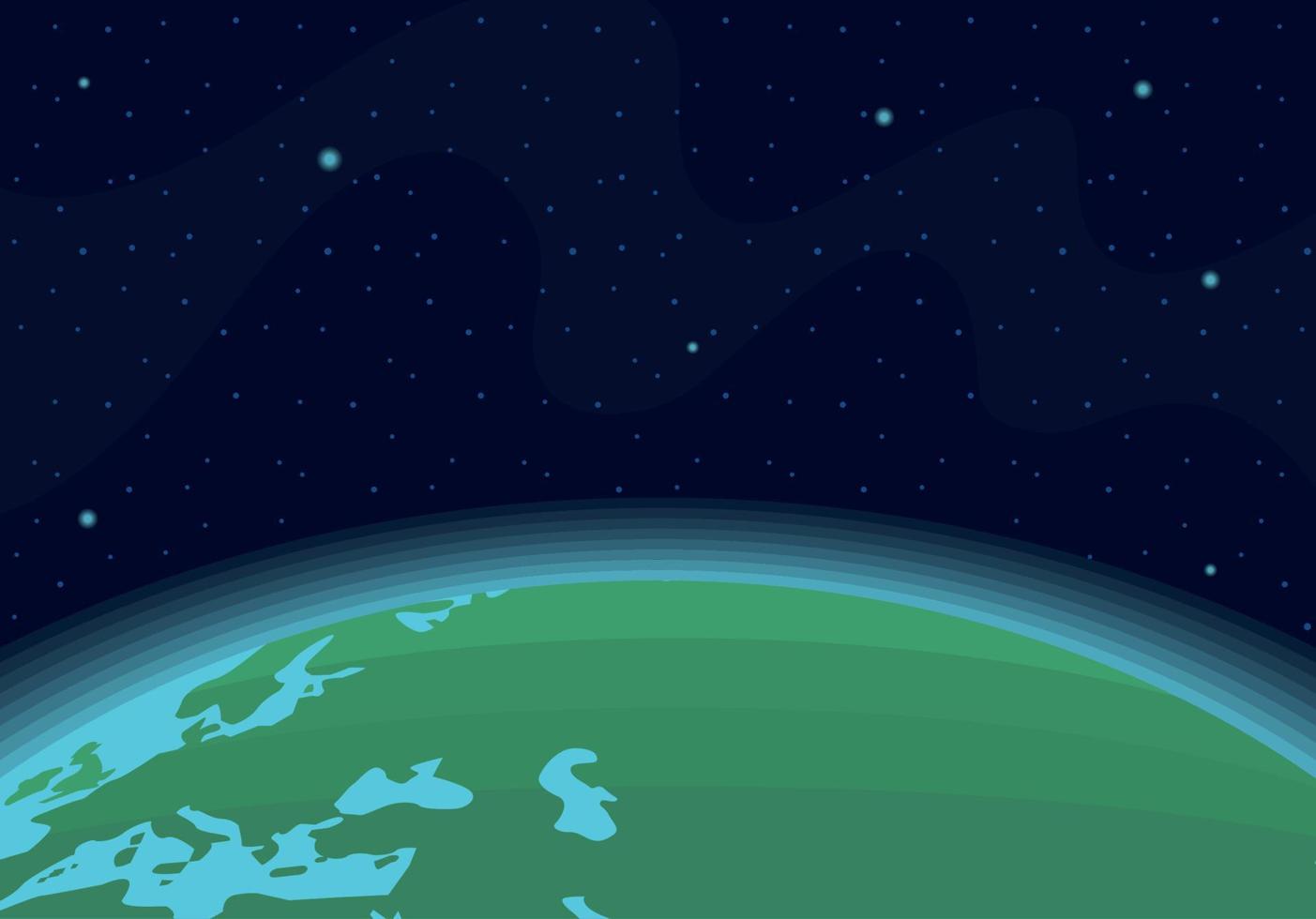 half earth planet space 10436376 Vector Art at Vecteezy