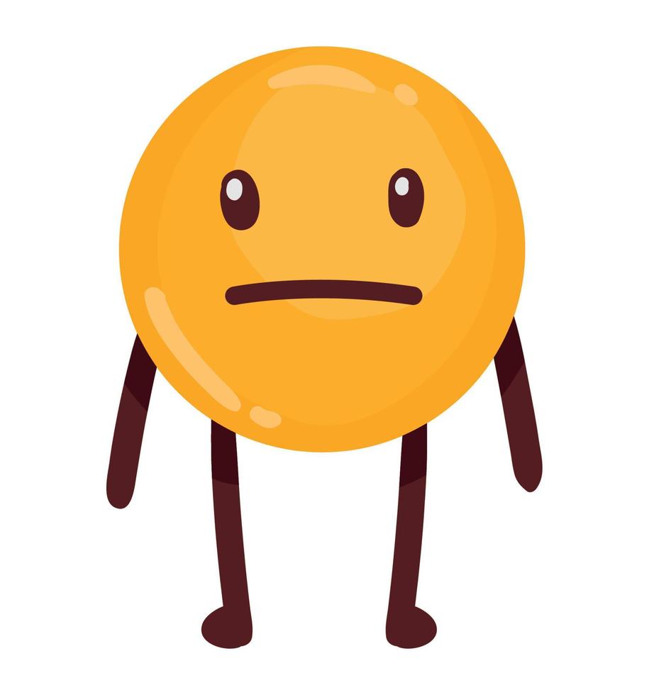 afraid emoji classic vector