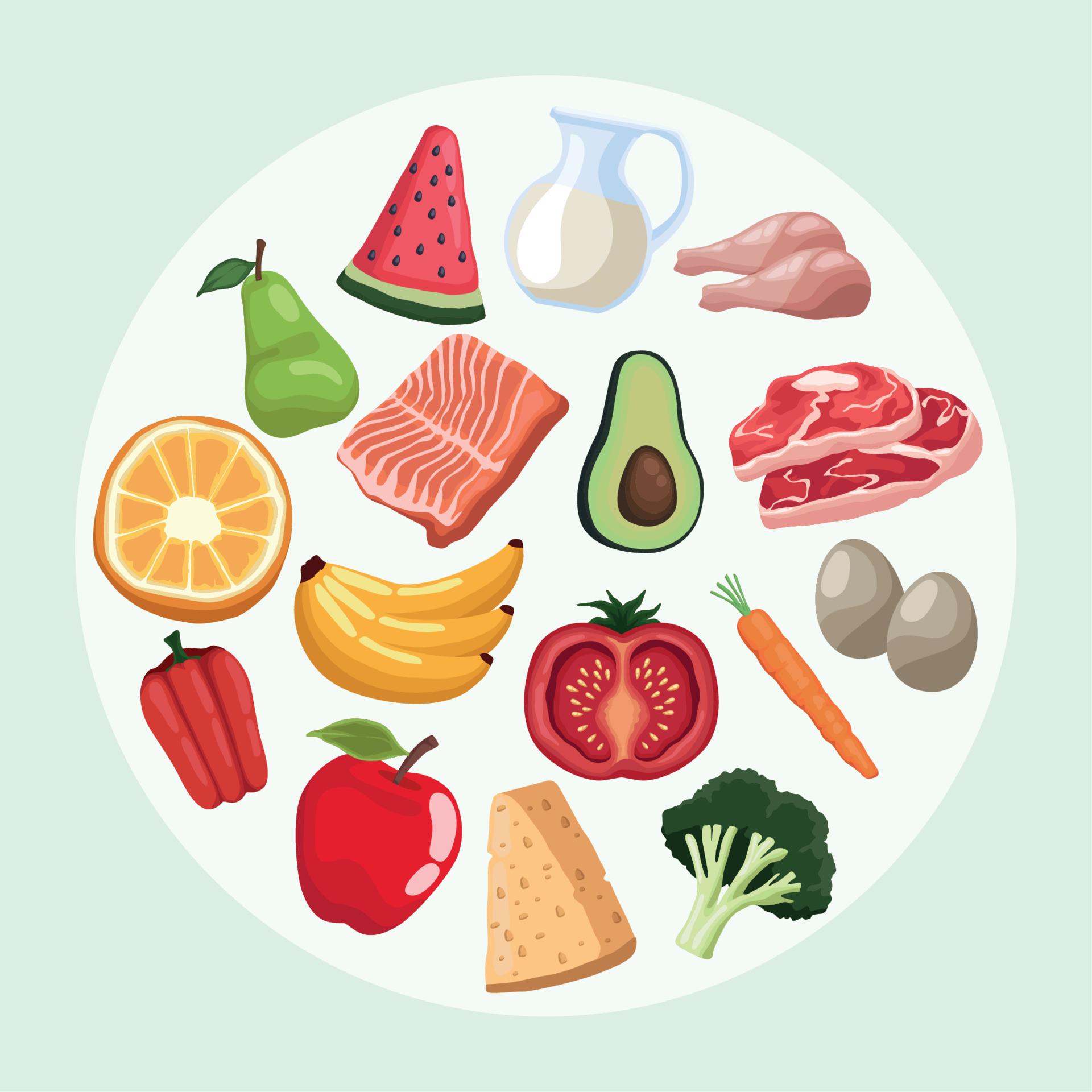 healthy food clipart images