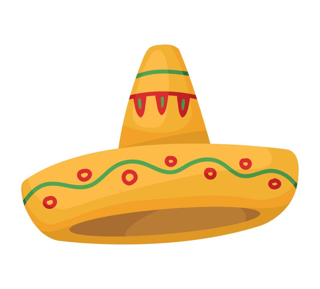 mexican traditional hat 10438503 Vector Art at Vecteezy