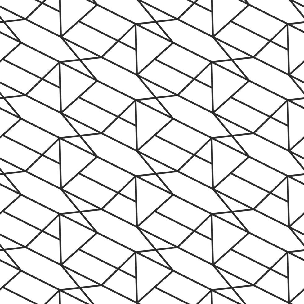 Retro geometric seamless pattern vector