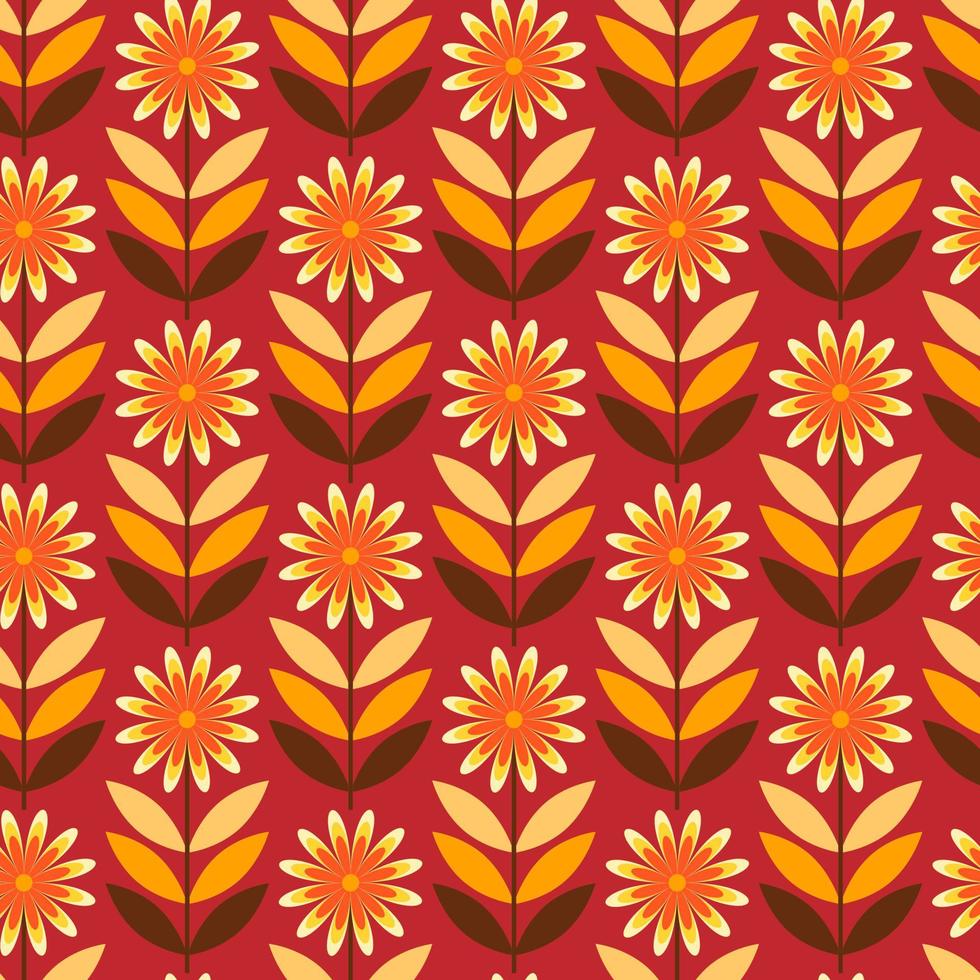 Fall Floral Pattern