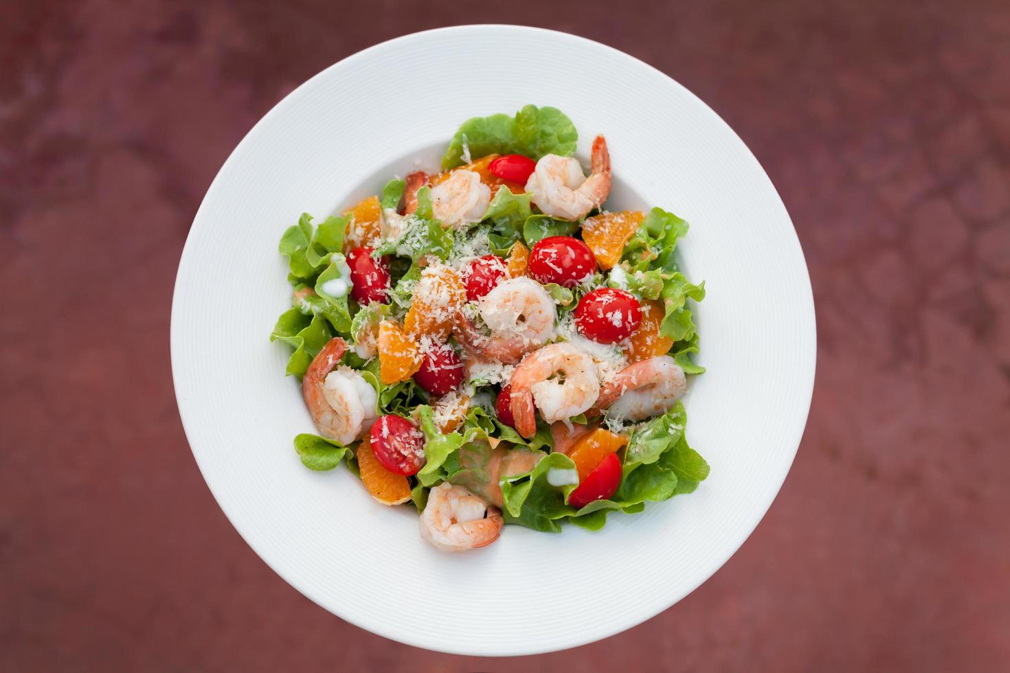 Grilled Shrimp Salad, Top view photo
