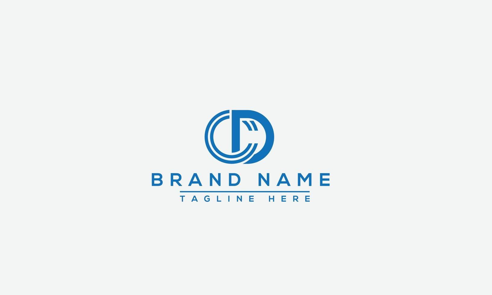 CD Logo Design Template Vector Graphic Branding Element.