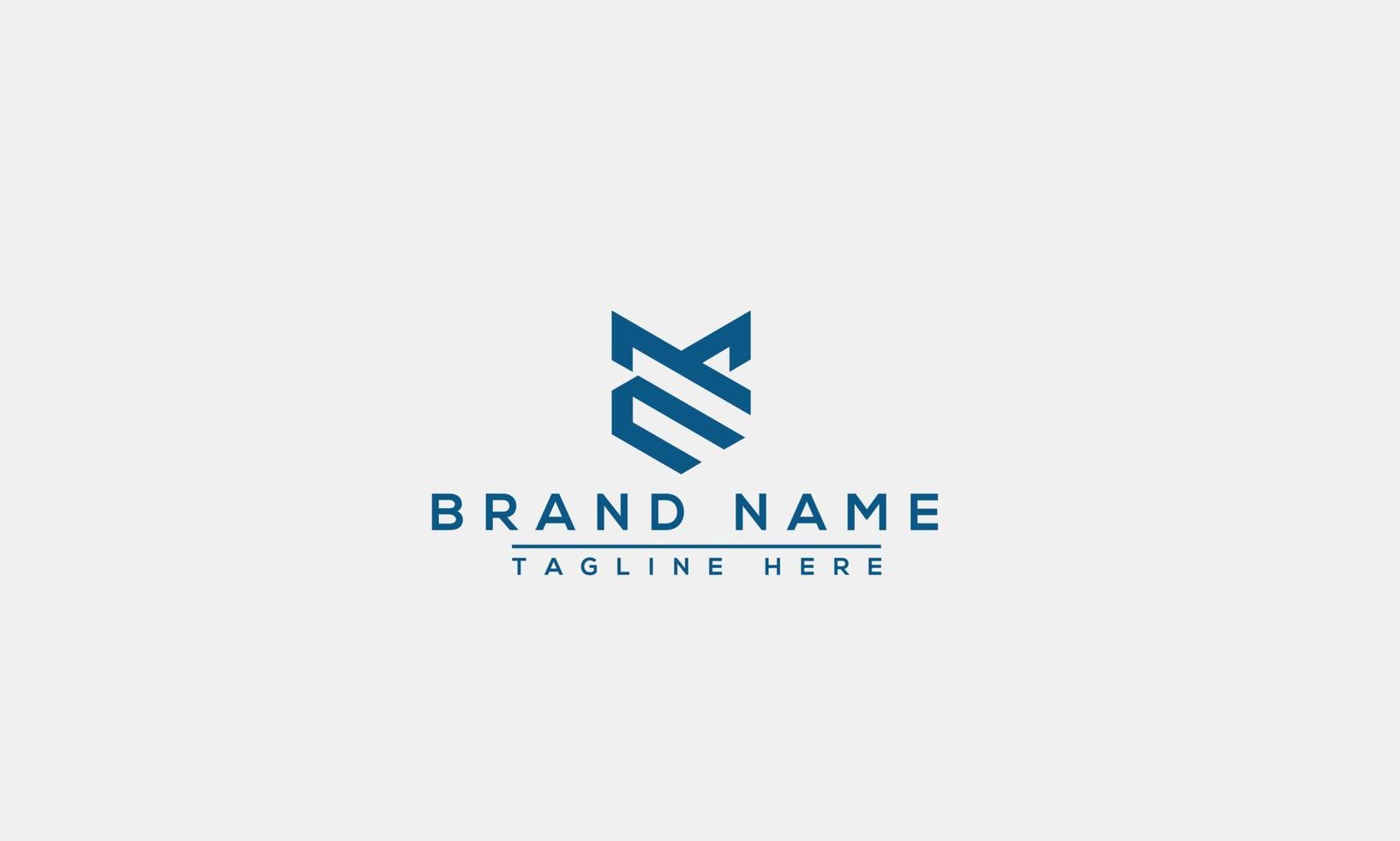 Logo design letter EM . Elegant modern. Vector template.