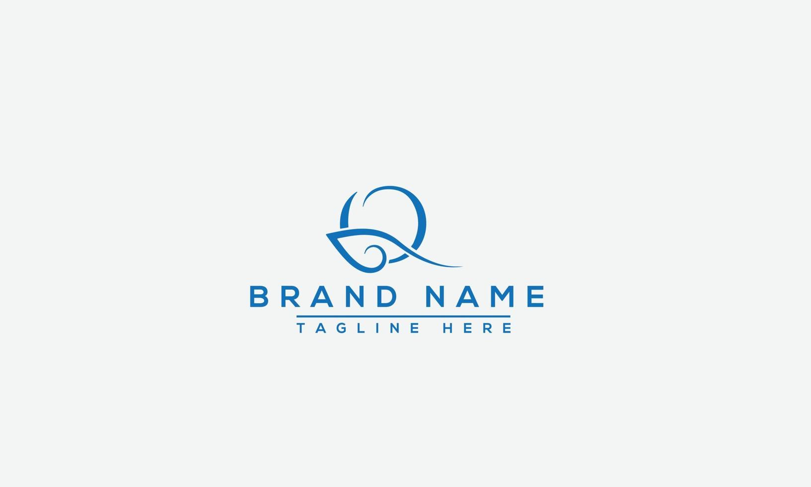 Q Logo Design Template Vector Graphic Branding Element.