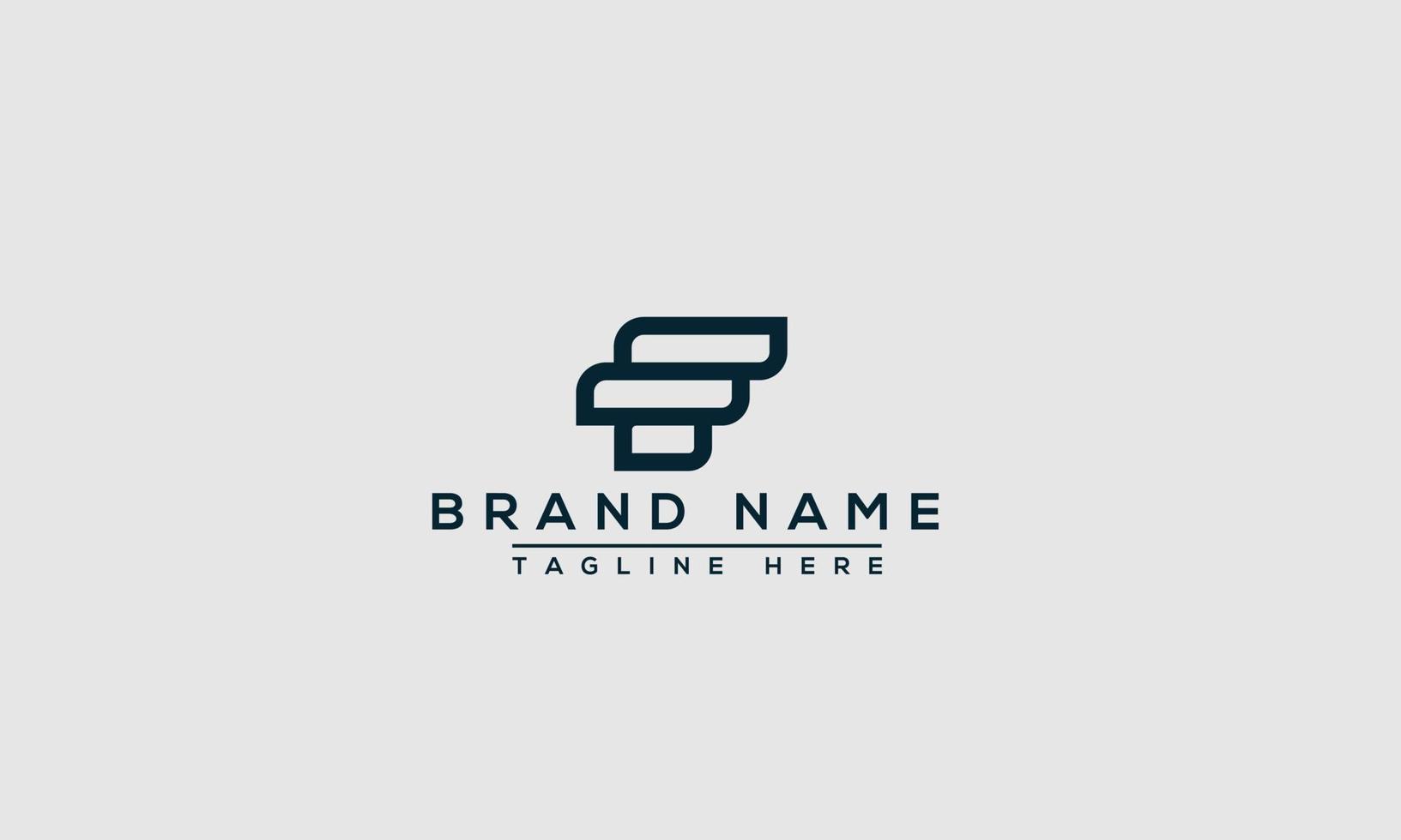 F Logo Design Template Vector Graphic Branding Element.
