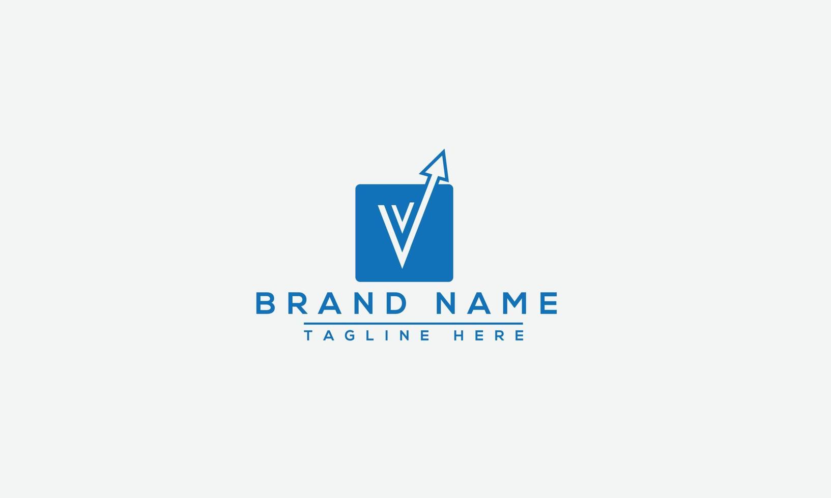 V Logo Design Template Vector Graphic Branding Element.