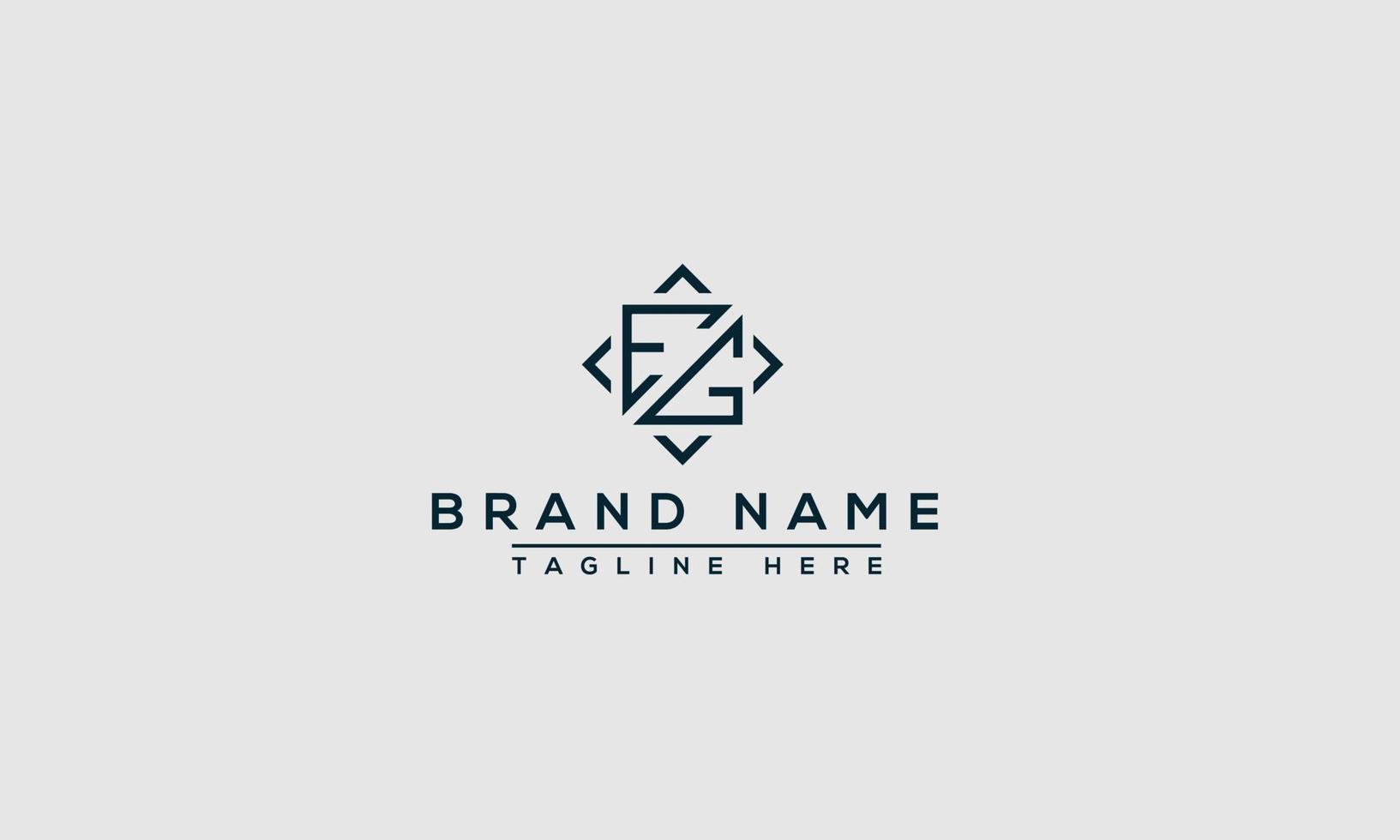 EG Logo Design Template Vector Graphic Branding Element.