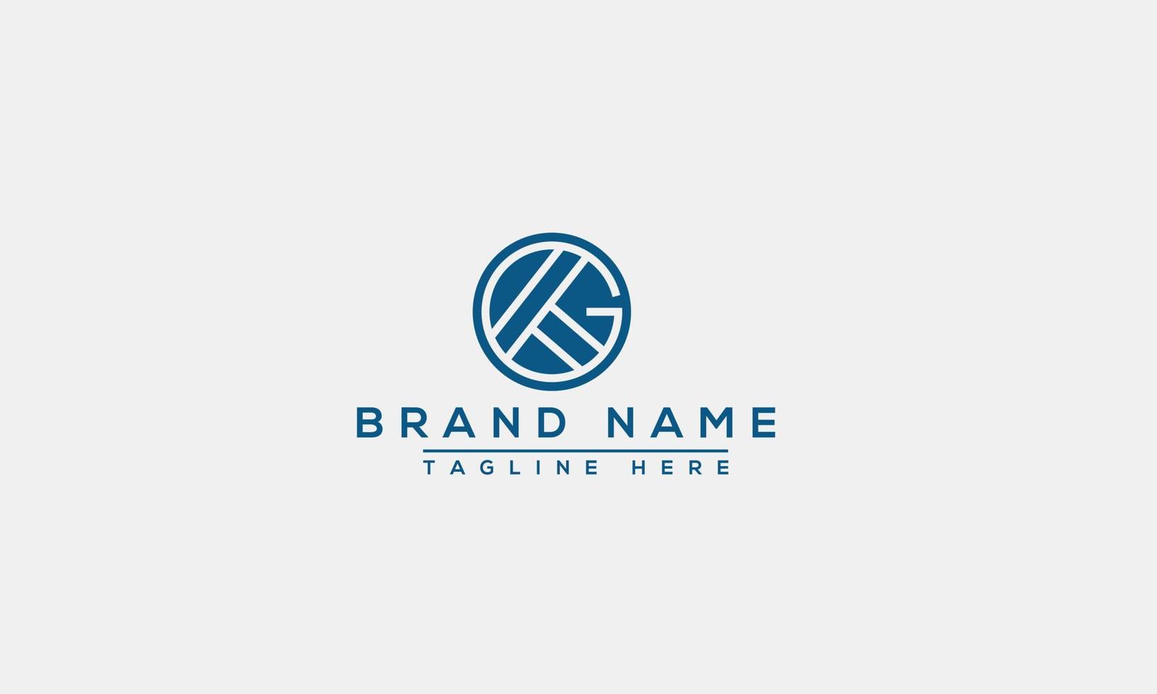 Logo design letter GK . Elegant modern. Vector template.