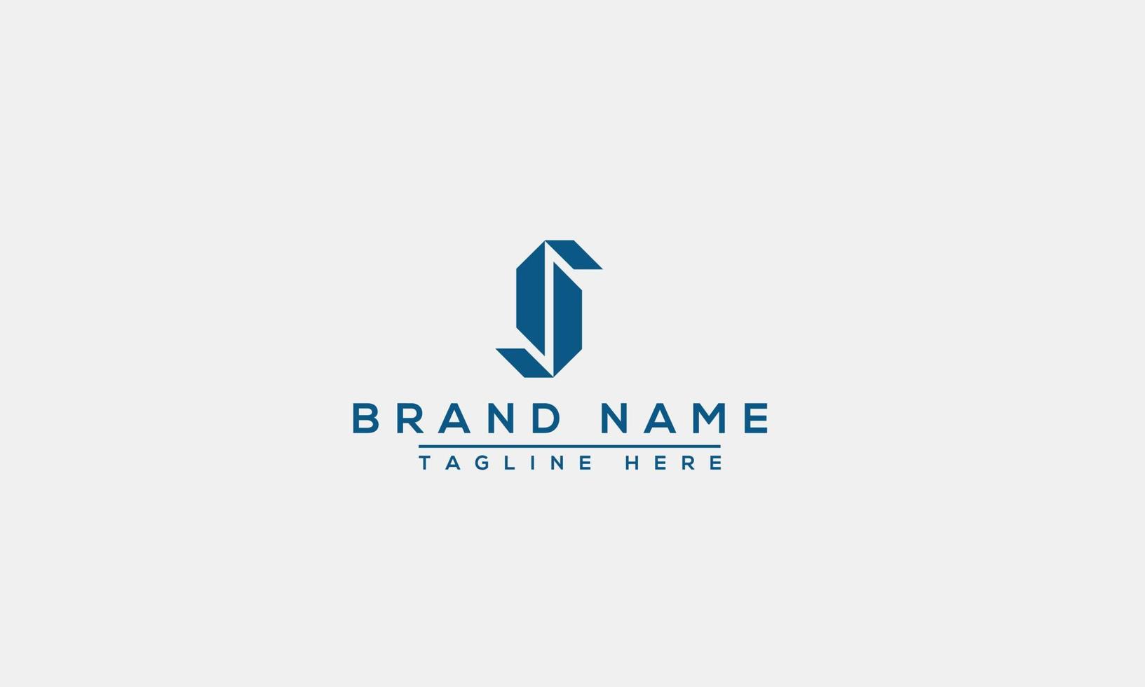 Logo design letter JS . Elegant modern. Vector template.