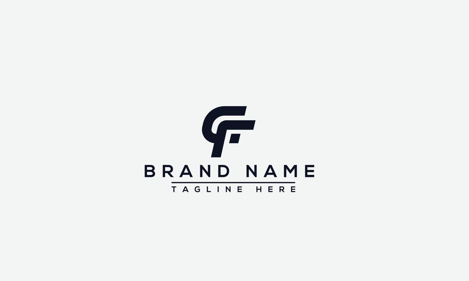 Logo design letter CF . Elegant modern. Vector template.