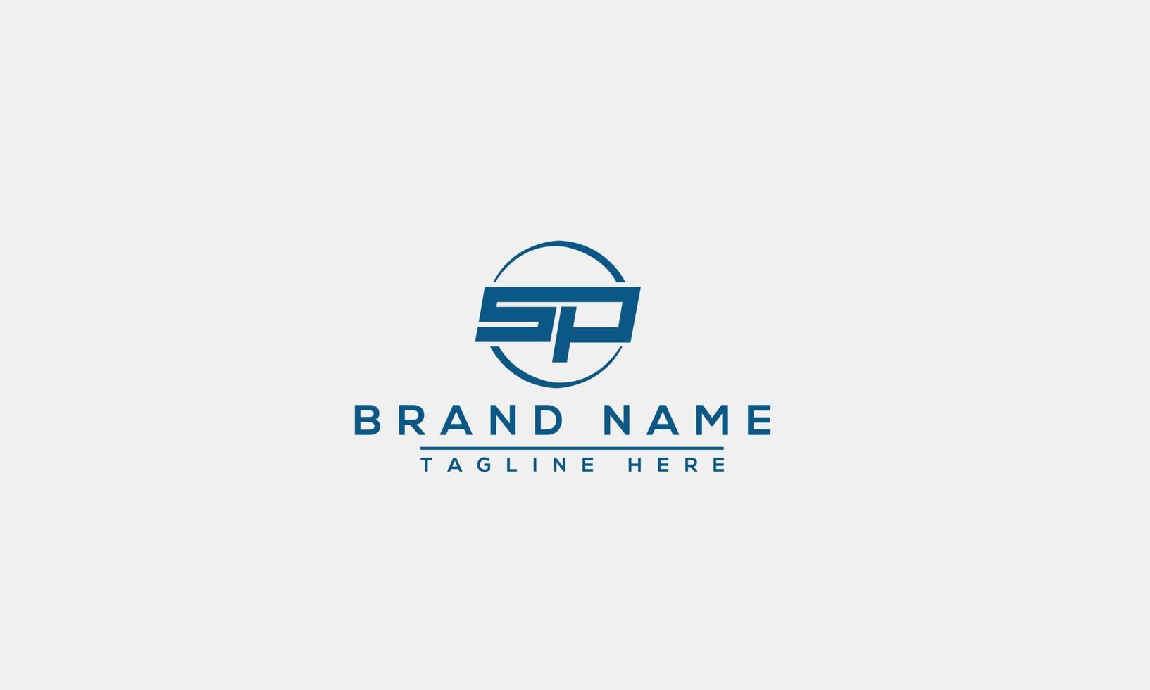 Logo design letter SP . Elegant modern. Vector template.