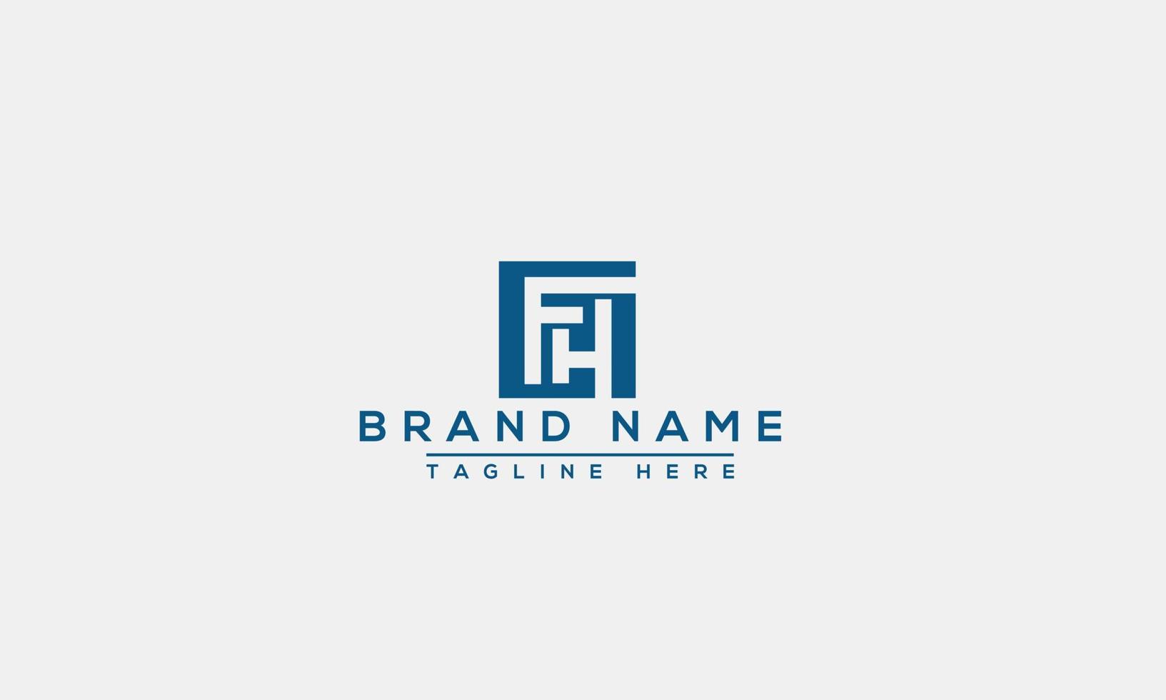 Logo design letter FH logo . Elegant modern. Vector template.