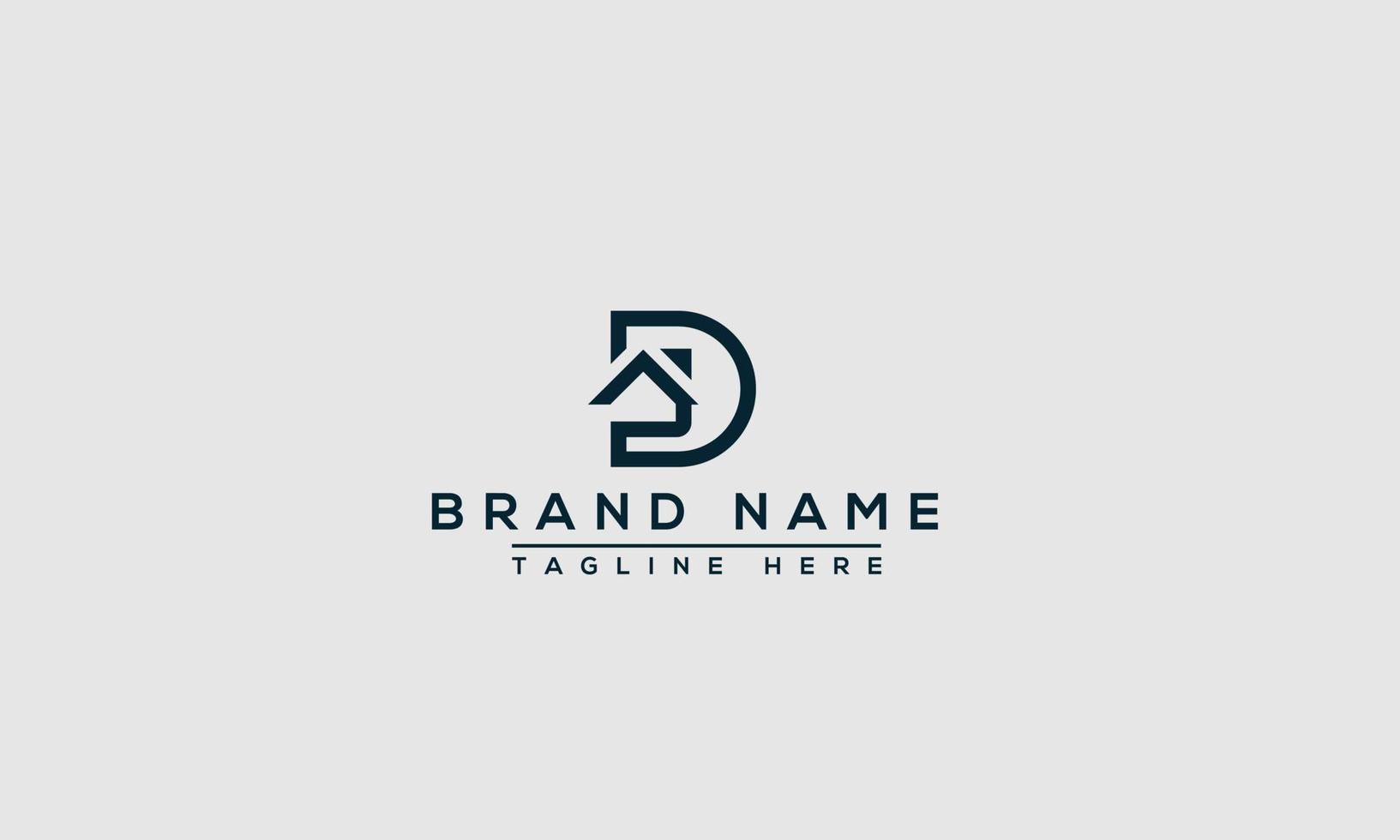 AD Logo Design Template Vector Graphic Branding Element.