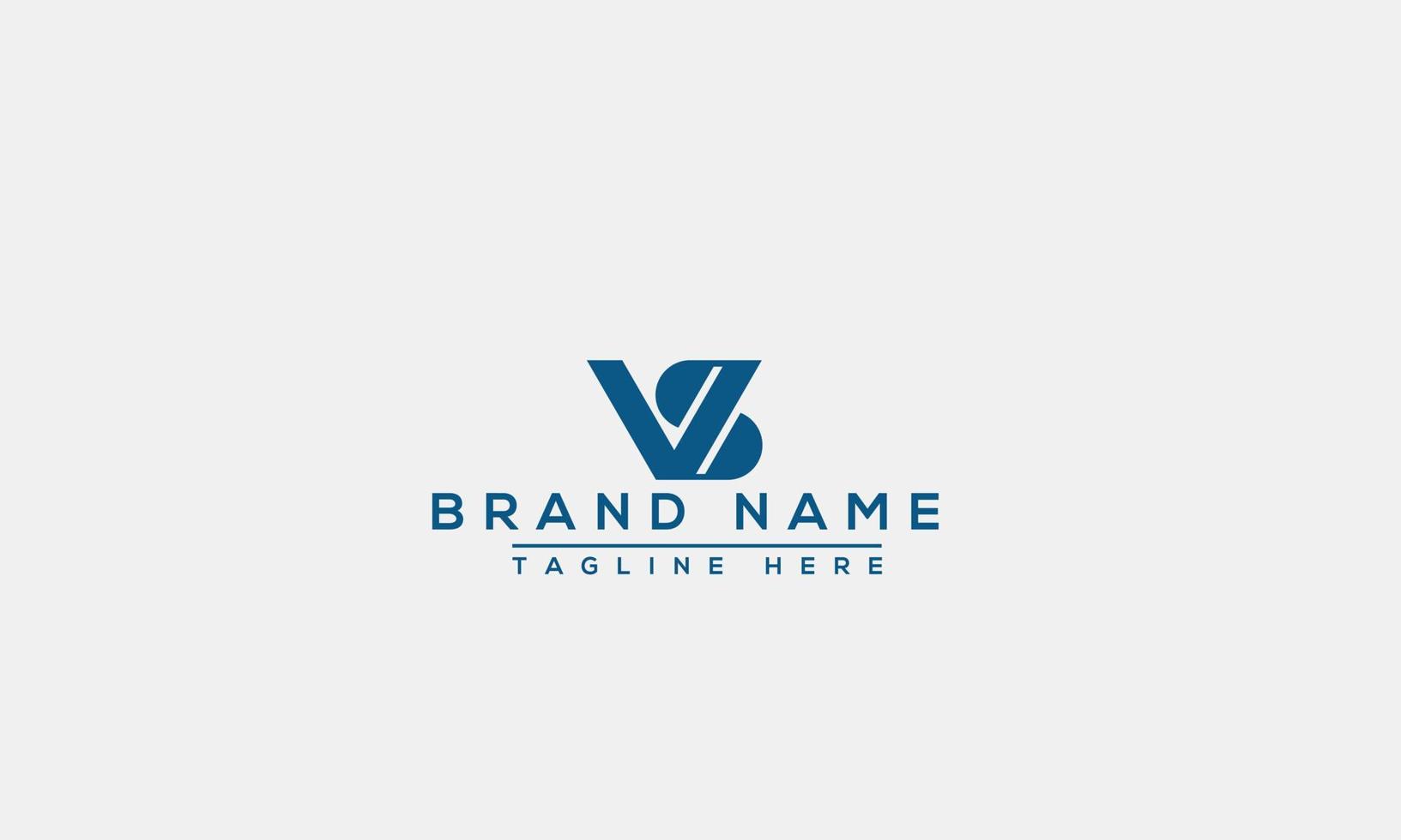 Logo design letter VS . Elegant modern. Vector template.