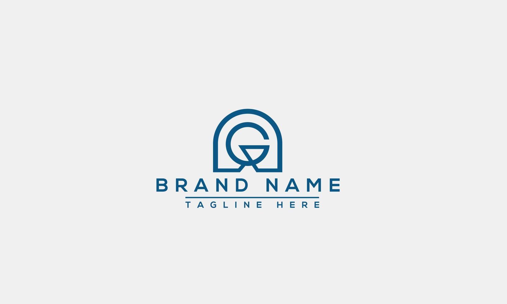 Logo design letter GA . Elegant modern. Vector template.