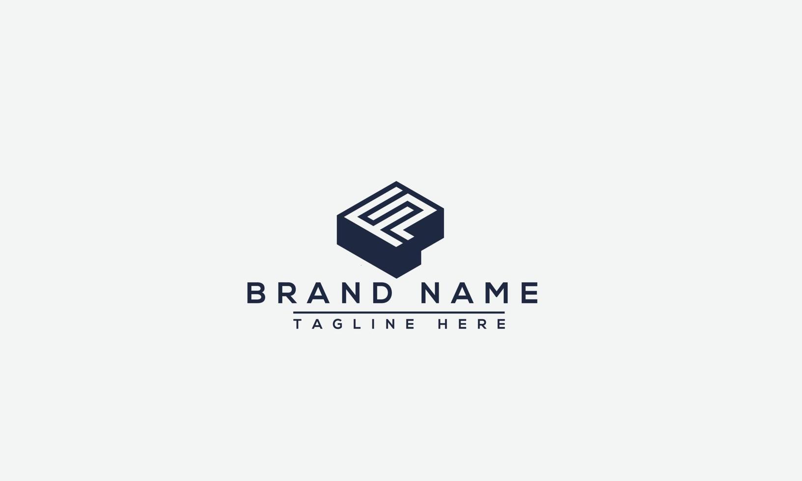 Logo design letter FP . Elegant modern. Vector template.