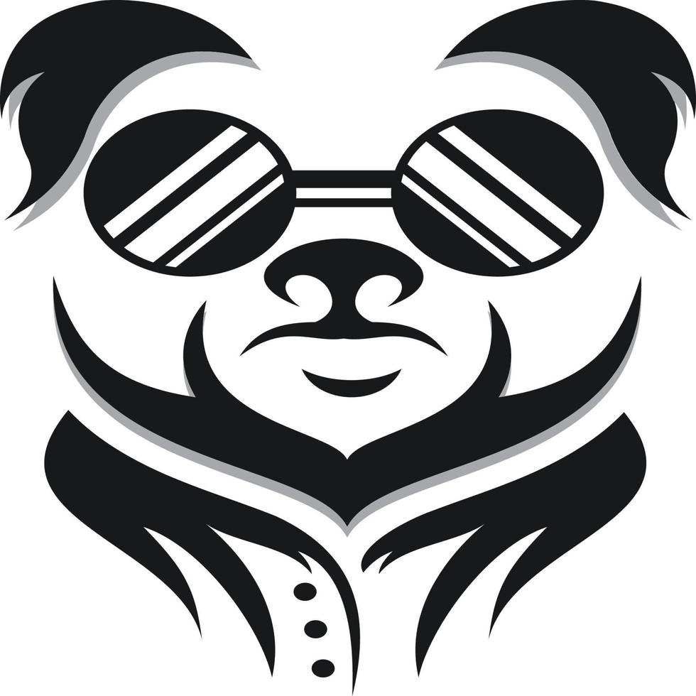 panda logo vector free download