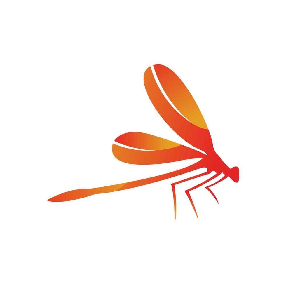 dragonfly logo vector