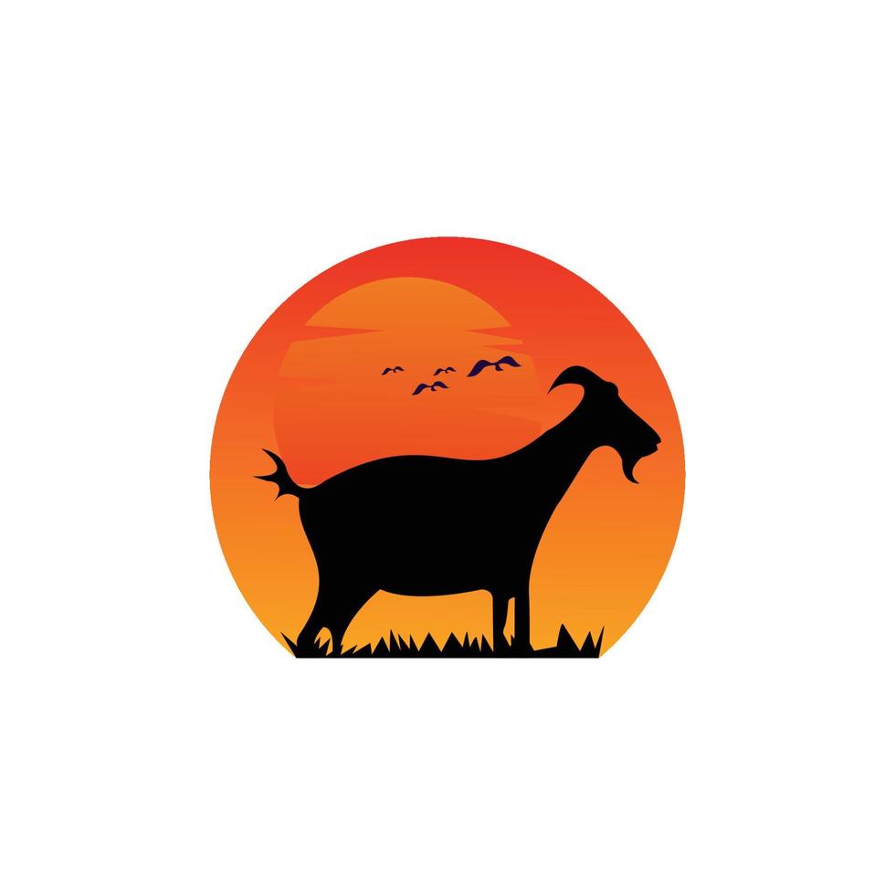 goat logo vector