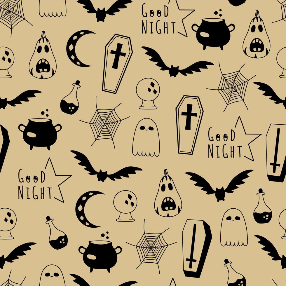 patrones sin fisuras de halloween. calabazas de fondo vectorial, murciélagos, telarañas, ataúdes, luna, bola mágica, poción. buenas noches textil estampado de halloween 10447194 Vector en Vecteezy patrones sin fisuras de halloween. calabazas de fondo vectorial, murciélagos, telarañas, ataúdes, luna, bola mágica, poción. buenas noches textil estampado de halloween 10447194 Vector en Vecteezy