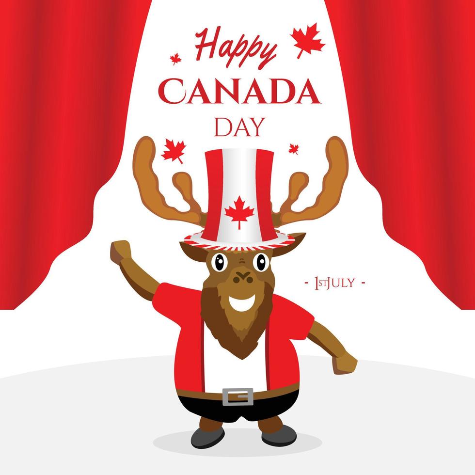 digital media design template for canada country, premium class model design vector