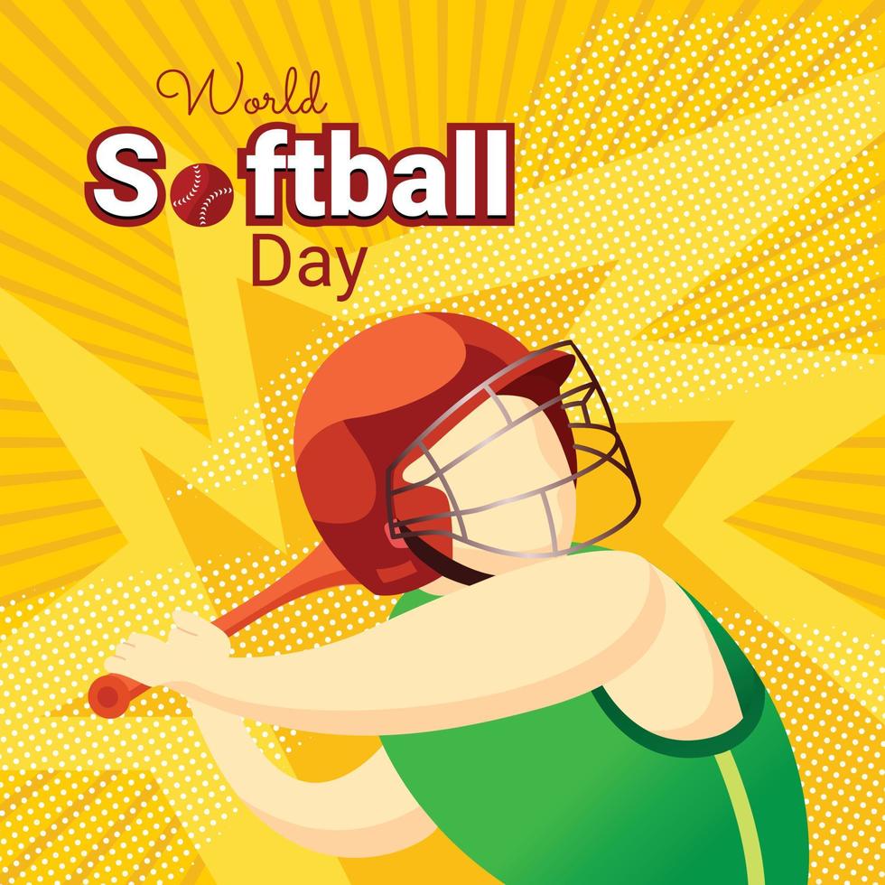 templates, characters and logos for softball, vector premium