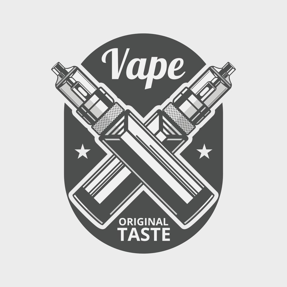 high end pen shape modern electric vape vector illustration
