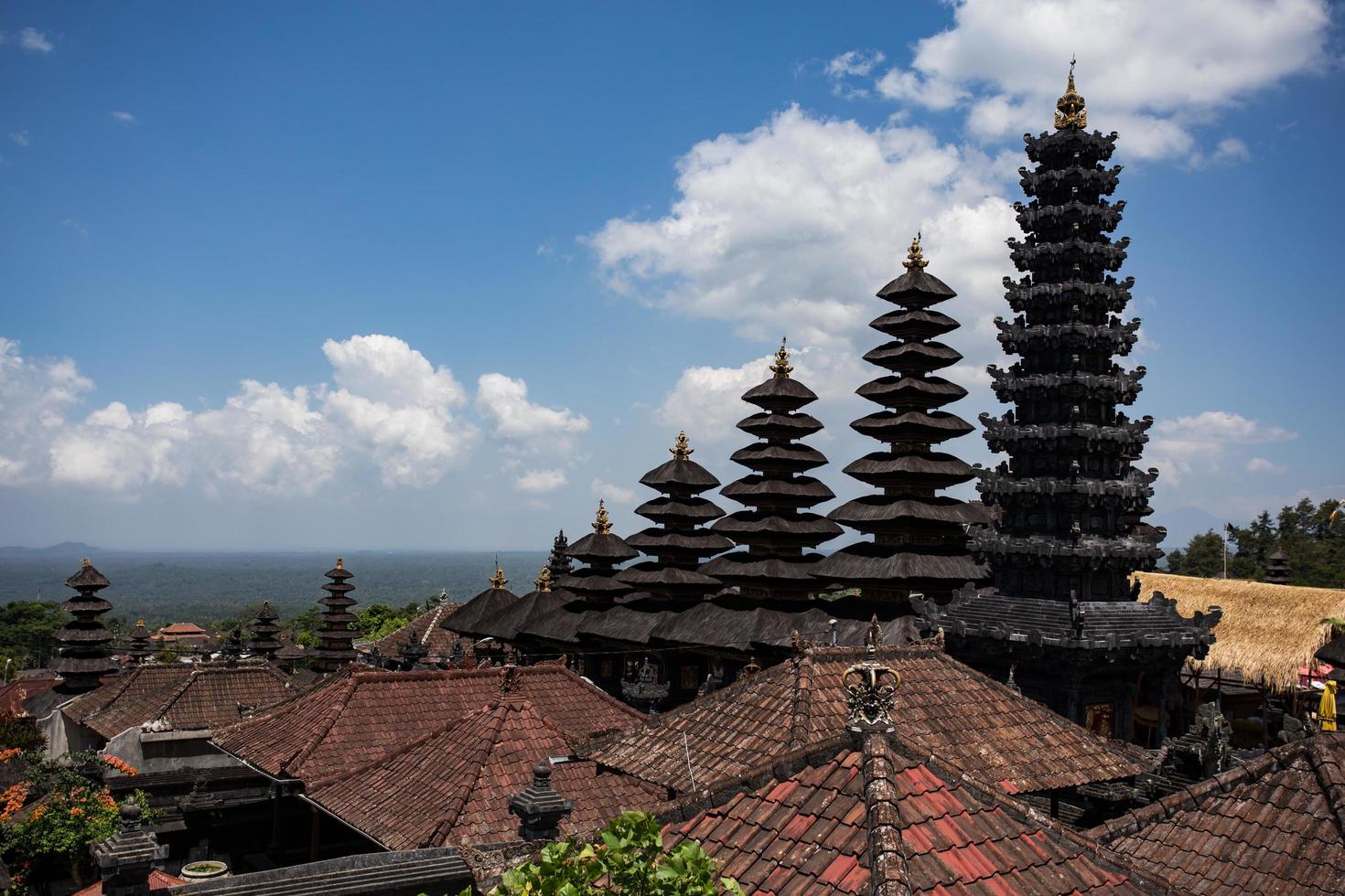 Besakih complex Pura Penataran Agung ,Hindu temple of Bali, Indonesia photo
