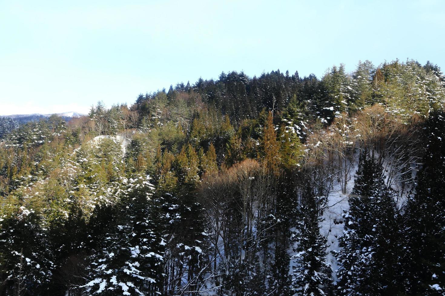 After the snow mountain photo