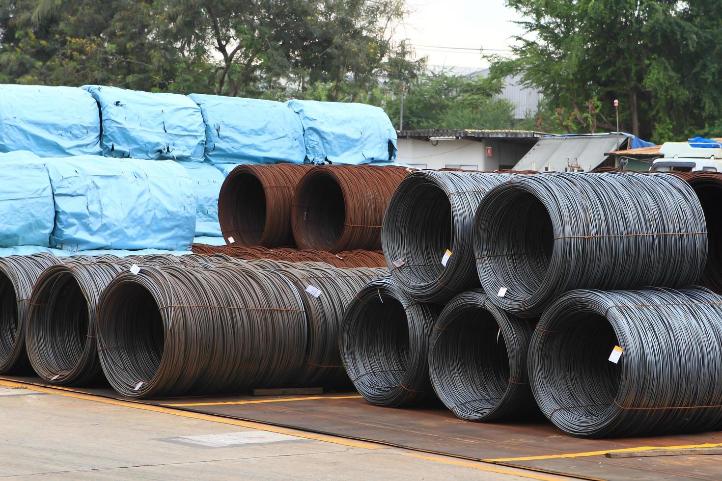 Rolls of steel sheet photo