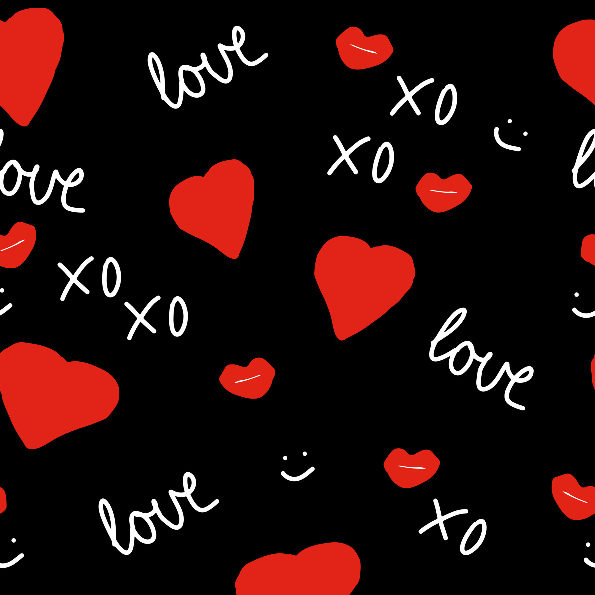 hearts, lips, love lettering and kisses seamless pattern. hand drawn doodle. wallpaper, textiles, wrapping paper. red, valentines day wedding 10449360 Vector Art at Vecteezy hearts, lips, love lettering and kisses seamless pattern. hand drawn doodle. wallpaper, textiles, wrapping paper. red, valentines day wedding 10449360 Vector Art at Vecteezy