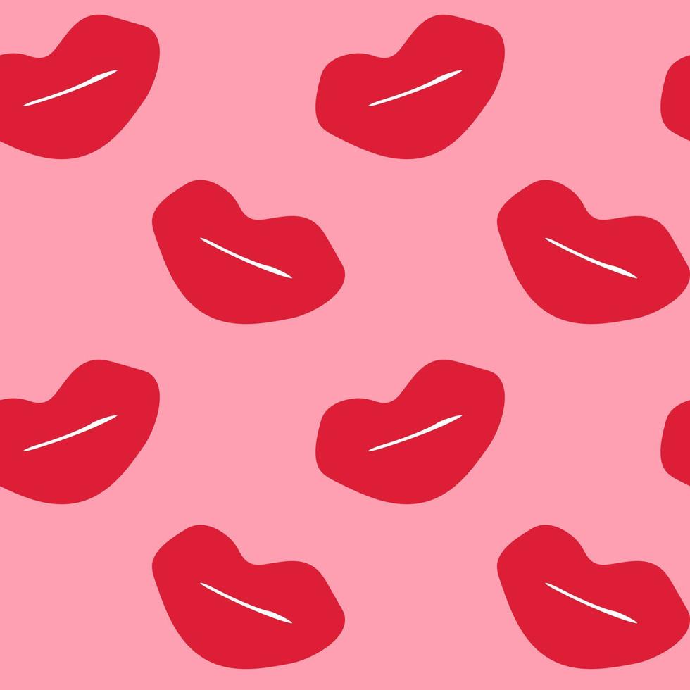 kiss seamless pattern hand drawn, , minimalism. wallpaper, textile
