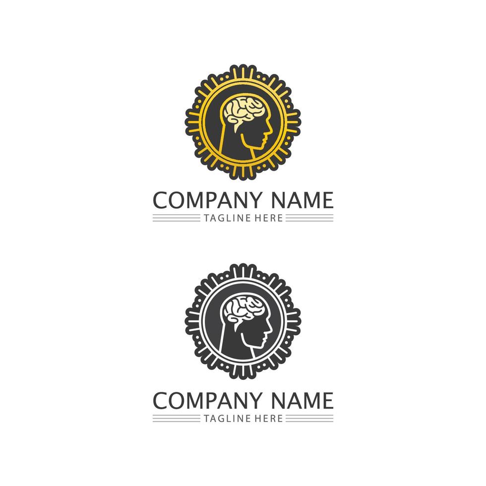 Brain vector illustration icon design