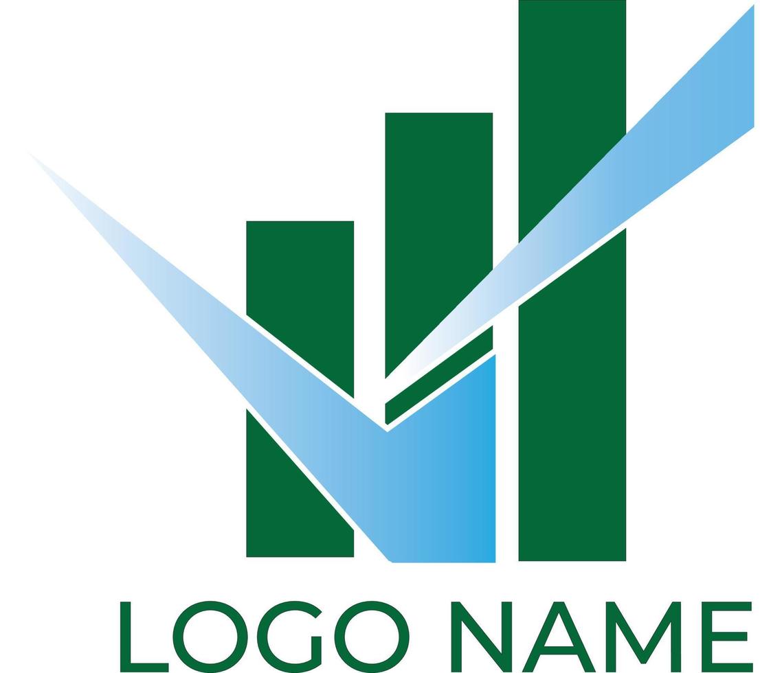 Finance logo pro vector