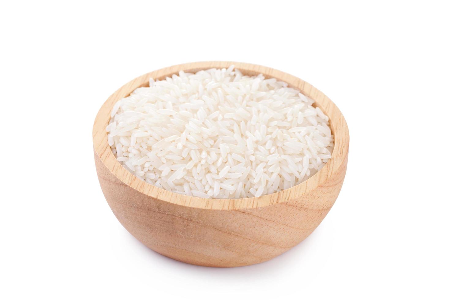 Basmati rice in bowl photo