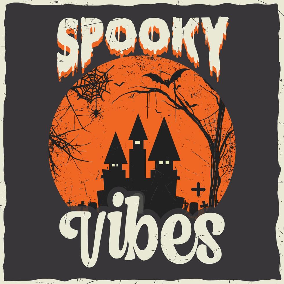 feliz halloween bruja aterrador fantasma boo calabaza fiesta ilustración arte citar retro vintage camiseta svg diseño vector