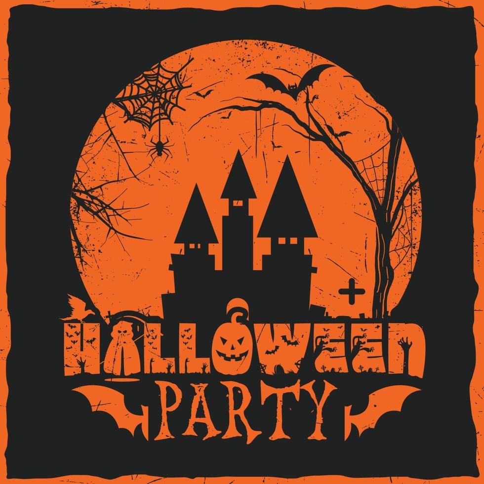 feliz halloween bruja aterrador fantasma boo calabaza fiesta ilustración arte citar retro vintage camiseta svg diseño vector