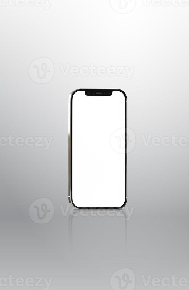 smart mobile phone on a white background photo
