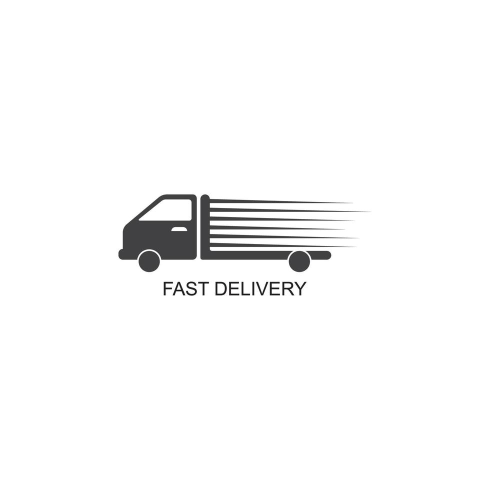 Delivery truck icon vector