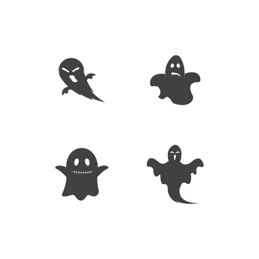 ghost logo vector template