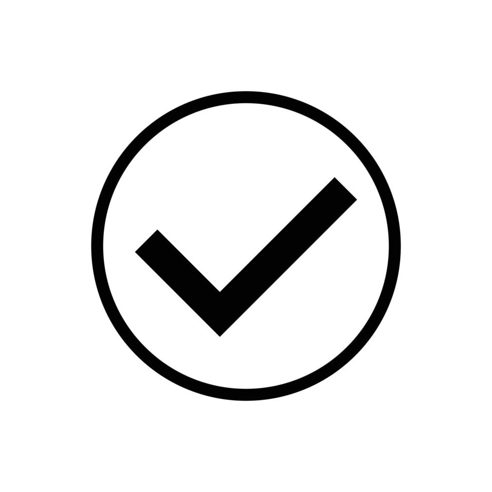 Checkmark Icon Vector Logo template