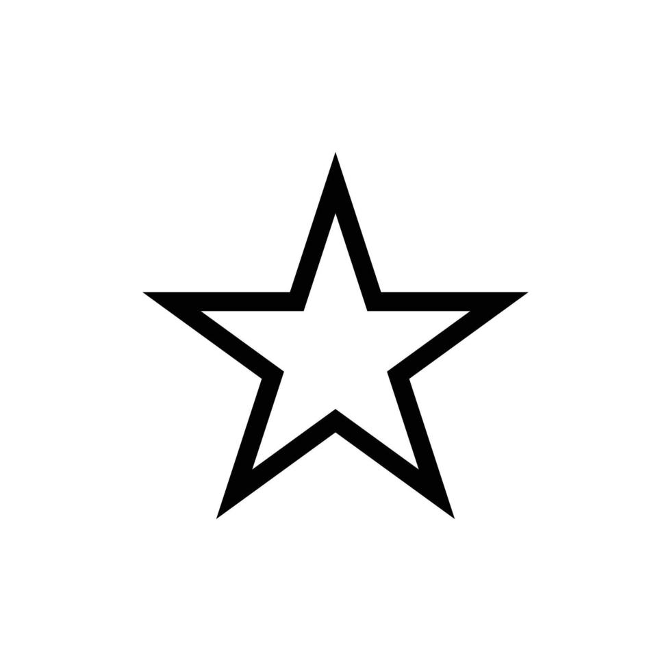 Star icon. Design template vector