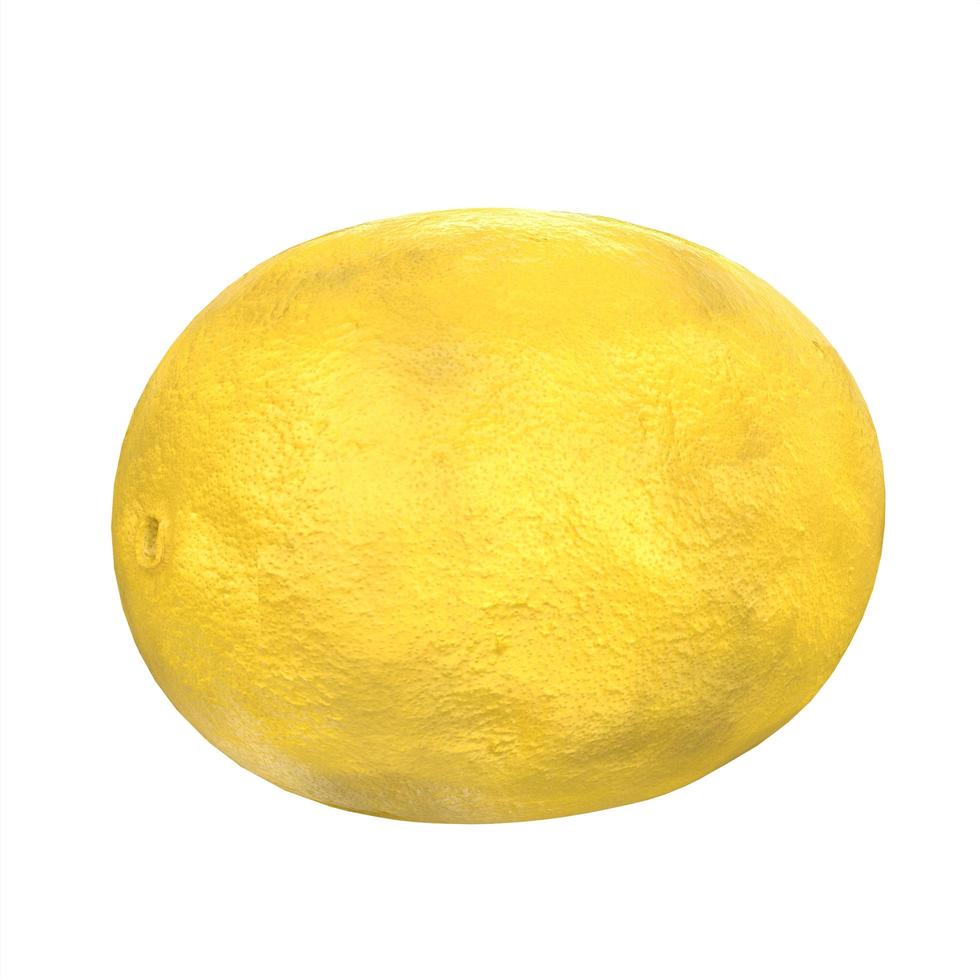 Lemon isolated on white background photo