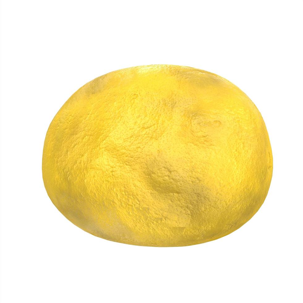 Lemon isolated on white background photo