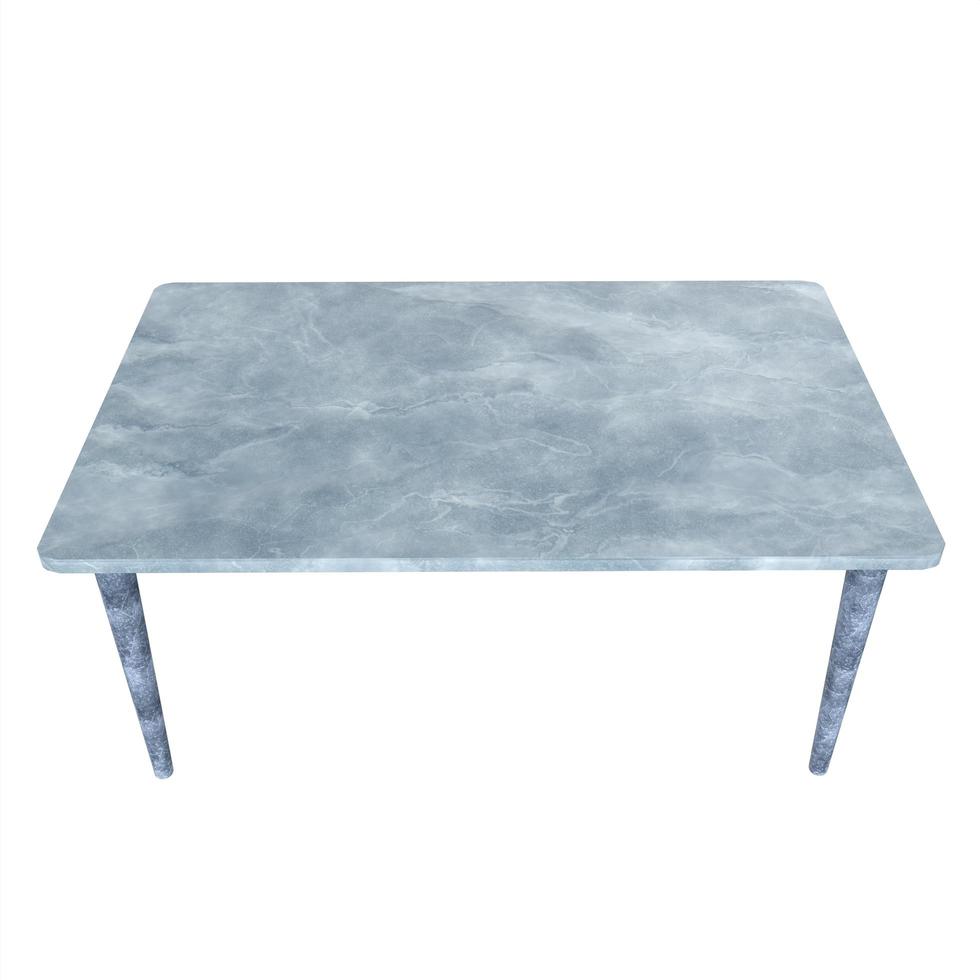 ice table isolated on white background photo