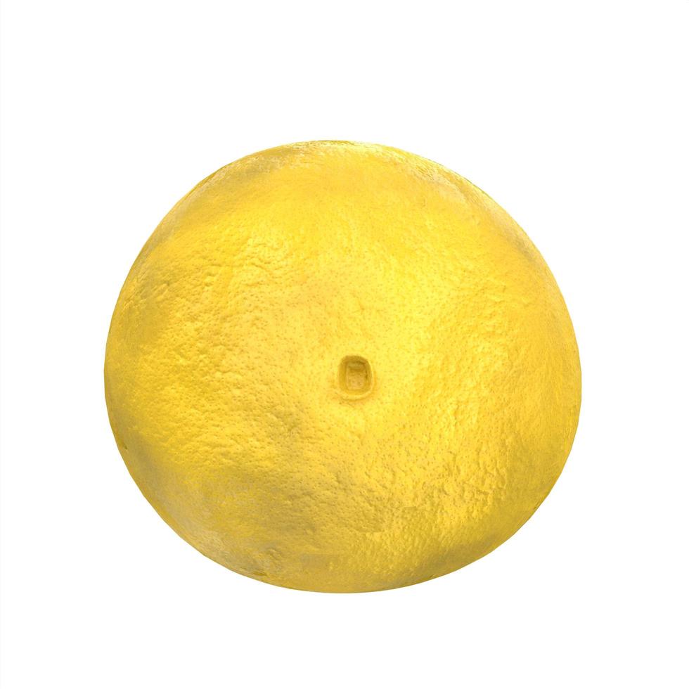 Lemon isolated on white background photo